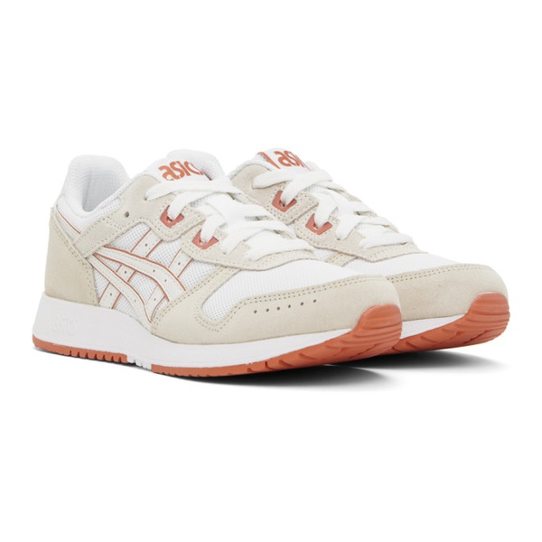  Asics White & Beige Lyte Classic Sneakers 241092F128026