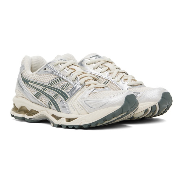  Asics 오프화이트 Off-White & Silver Gel-Kayano 14 Sneakers 241092F128044
