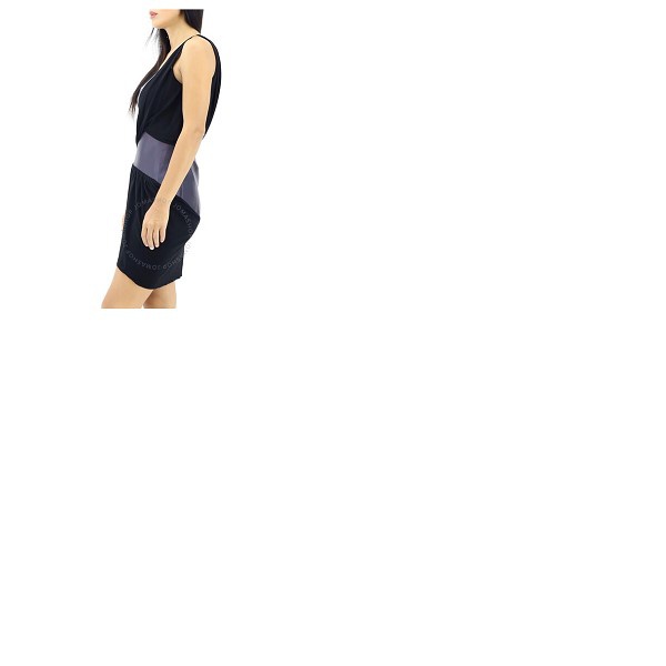  Atlein Ladies Mixed Jersey Draped Dress R05191 TJ74-C0876