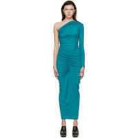 Atlein Blue Recycled Polyester Midi Dress 221302F054000