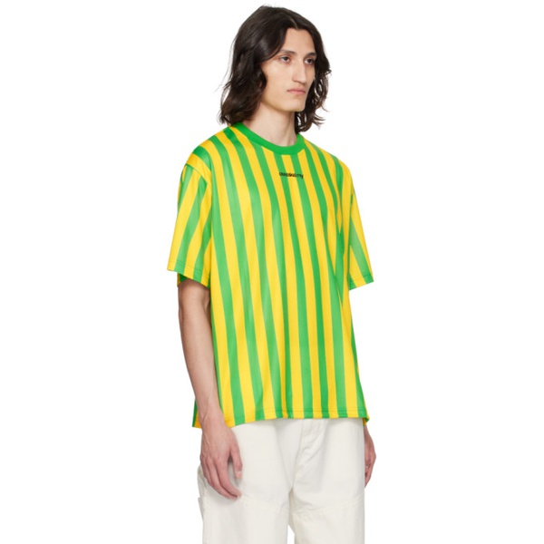  어웨이크 뉴욕 Awake NY Yellow & Green Print T-Shirt 241469M213010