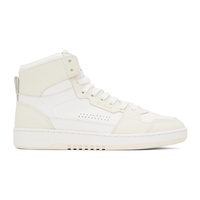 악셀 아리가토 Axel Arigato White & Beige Dice Hi Sneakers 231307M236011