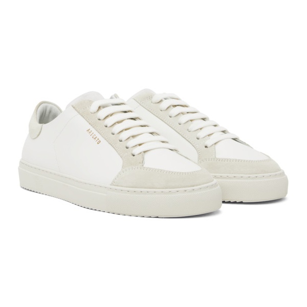  악셀 아리가토 Axel Arigato White & 오프화이트 Off-White Clean 90 Triple Sneakers 232307M237113