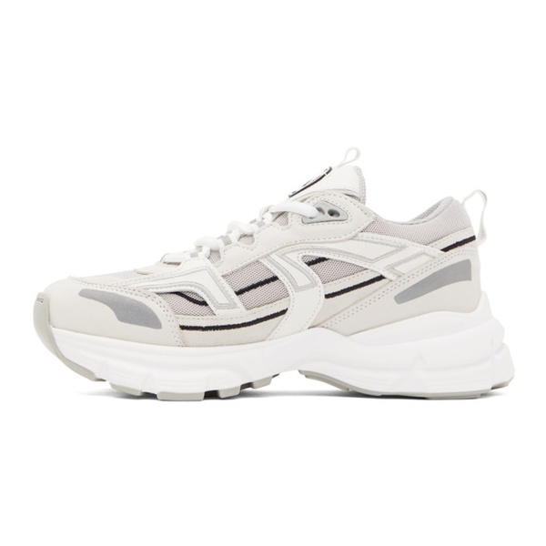  악셀 아리가토 Axel Arigato White & Gray Marathon R-Trail Sneakers 232307F128009