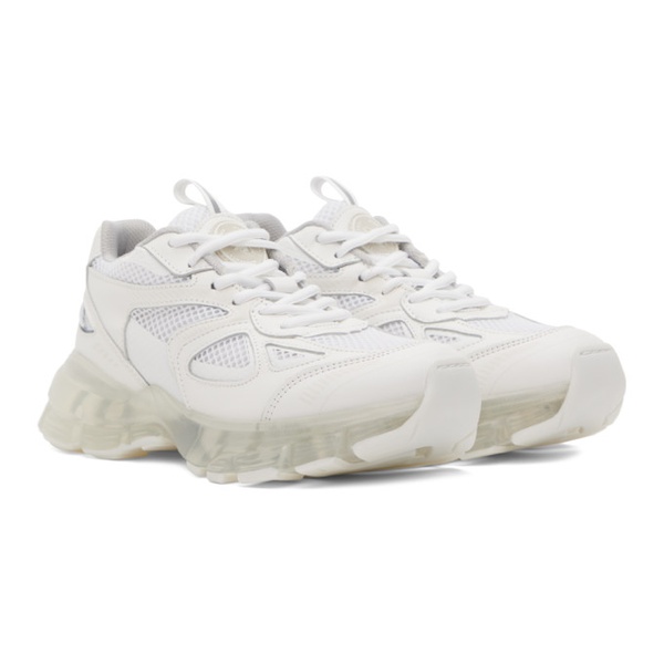  악셀 아리가토 Axel Arigato White Marathon Transparent Runner Sneakers 232307F128018