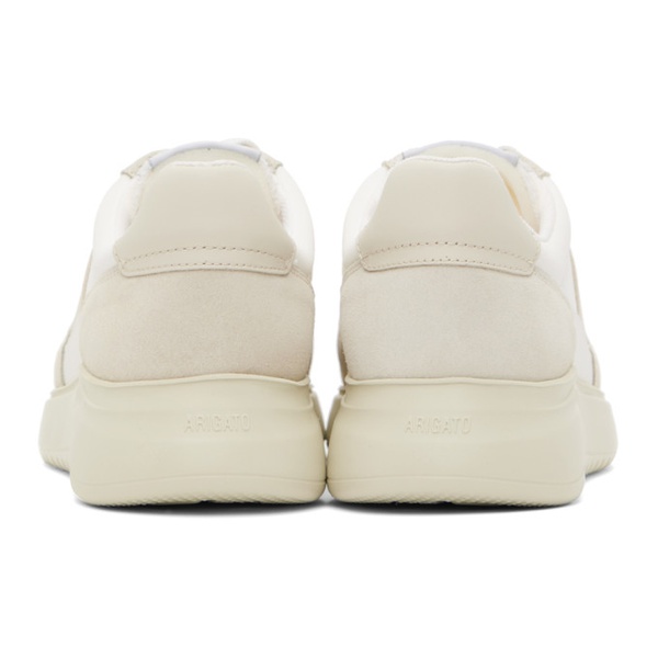  악셀 아리가토 Axel Arigato White & Beige Genesis Vintage Sneakers 232307F128008