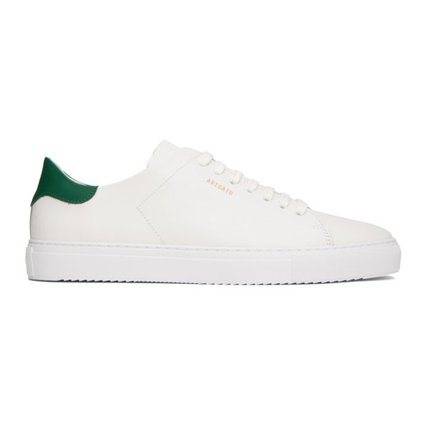  악셀 아리가토 Axel Arigato White & Green Clean 90 Sneakers 241307M237027