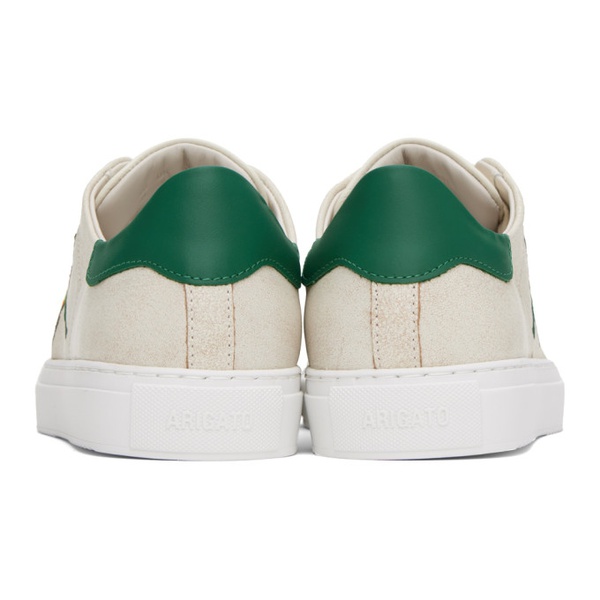  악셀 아리가토 Axel Arigato Beige & Green Clean 90 Triple B Bird Sneakers 241307M237028