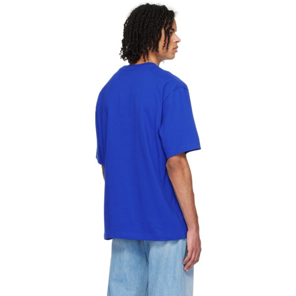  악셀 아리가토 Axel Arigato Blue The Trail T-Shirt 241307M213006