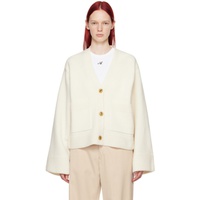 악셀 아리가토 Axel Arigato 오프화이트 Off-White Memory Relaxed Cardigan 241307F095004