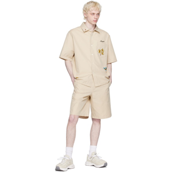  악셀 아리가토 Axel Arigato Beige Vapor Shorts 231307M193001