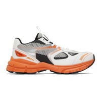 악셀 아리가토 Axel Arigato White & Orange Marathon Runner Sneakers 221307M237034