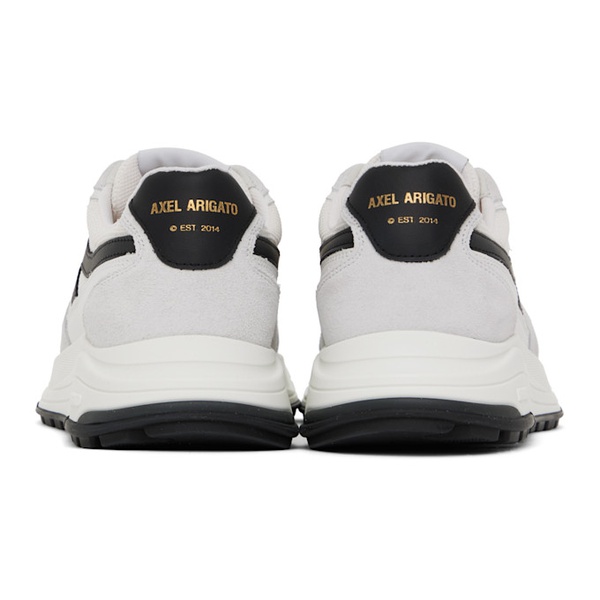  악셀 아리가토 Axel Arigato White & Gray Rush-A Sneakers 242307M237006