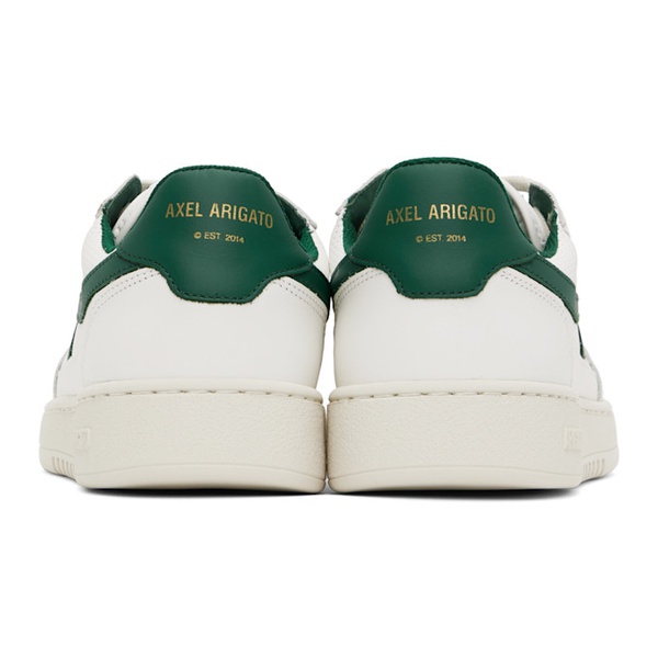  악셀 아리가토 Axel Arigato White & Green Dice-A Sneakers 242307M237029