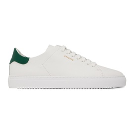악셀 아리가토 Axel Arigato White & Green Clean 90 Sneakers 242307M237046