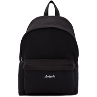 악셀 아리가토 Axel Arigato Black Script Logo Backpack 211307M166066