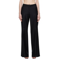 Aya Muse Black Luco Trousers 231188F087031