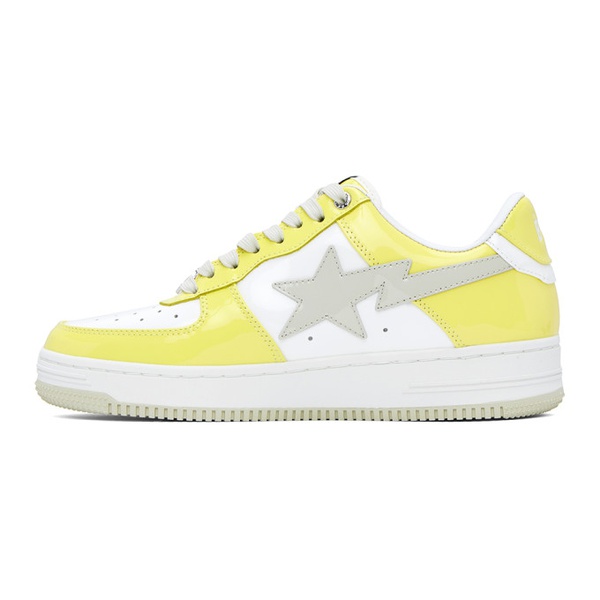  베이프 BAPE SSENSE Exclusive Yellow Sta Sneakers 231546M237020