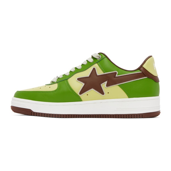  베이프 BAPE SSENSE Exclusive Green Sta Sneakers 231546M237021