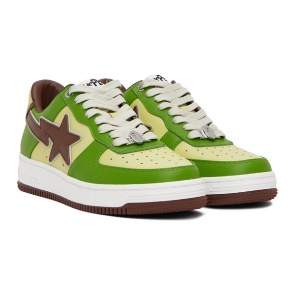  베이프 BAPE SSENSE Exclusive Green Sta Sneakers 231546M237021