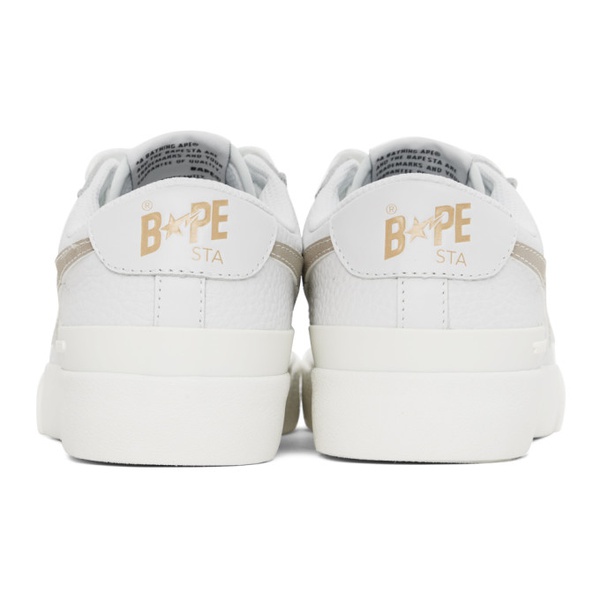  베이프 BAPE White Mad Sta #1 Sneakers 231546M237041