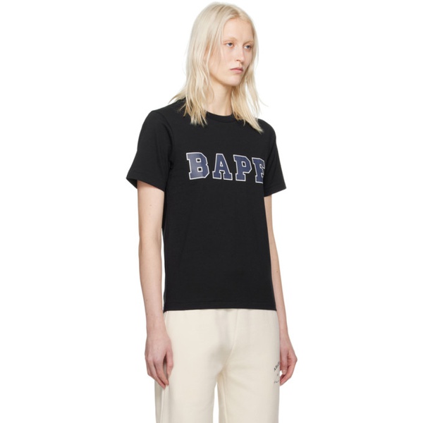  베이프 BAPE Black Printed T-Shirt 232546F110030