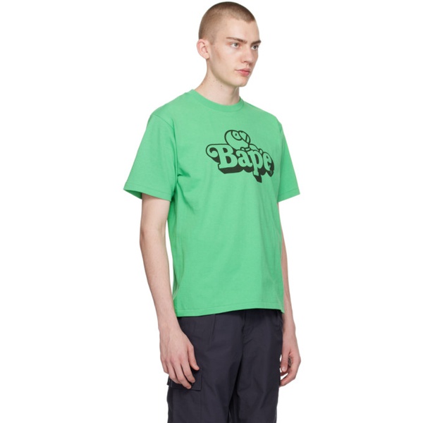  Green Milo On 베이프 BAPE T-Shirt 241546M213031