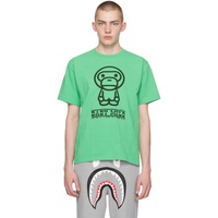 베이프 BAPE Green Classic Baby Milo T-Shirt 241546M213034