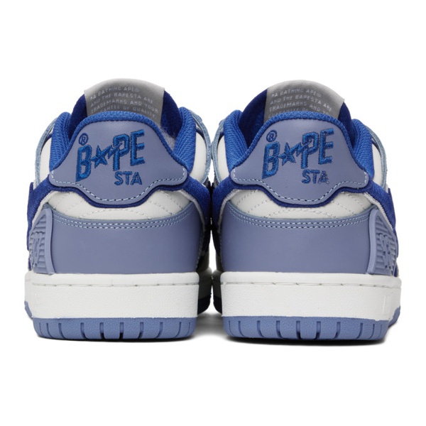  베이프 BAPE Gray & Blue STA #5 Sneakers 241546M237018