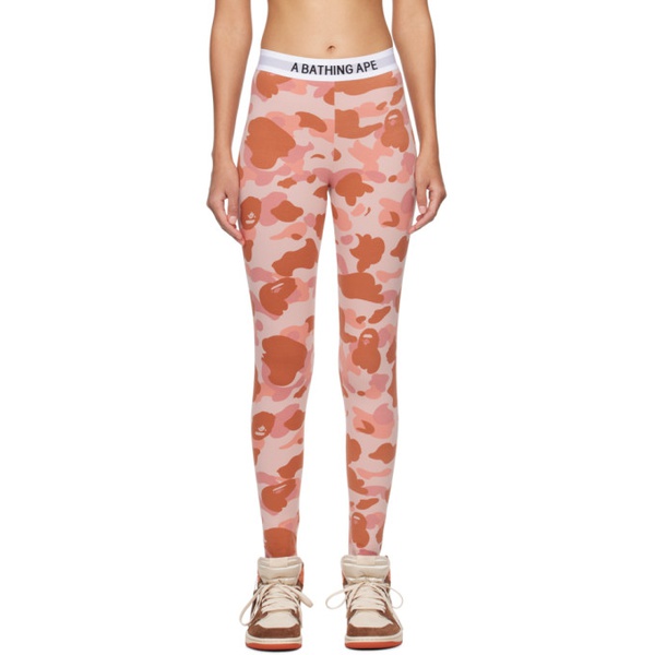  베이프 BAPE Pink 1st Camo Leggings 241546F085001