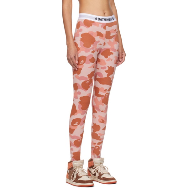  베이프 BAPE Pink 1st Camo Leggings 241546F085001