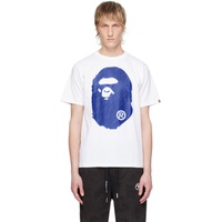 베이프 BAPE White Hexagram Big Ape Head T-Shirt 241546M213155