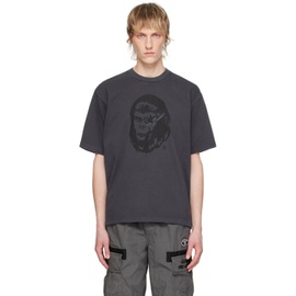 베이프 BAPE Black World Gone Mad T-Shirt 241546M213239