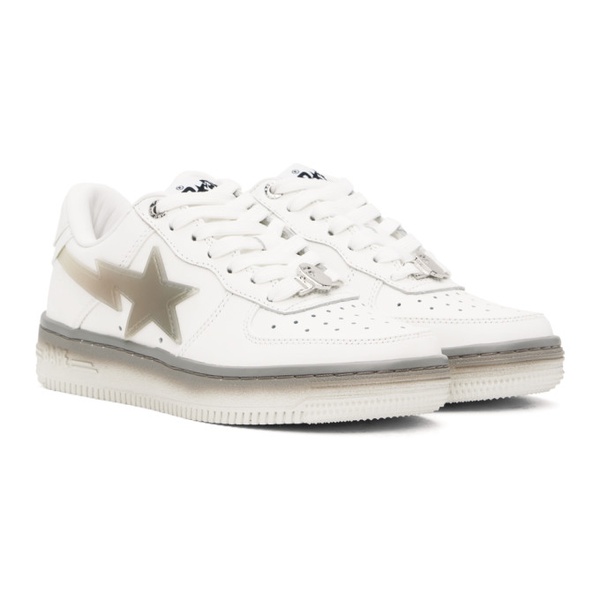  베이프 BAPE White Sta #5 Sneakers 232546F128016