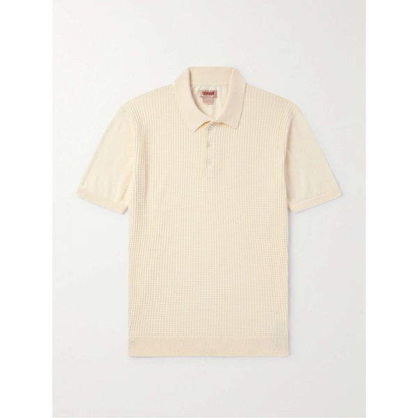  BARACUTA Ribbed Cotton Polo Shirt 1647597332277443