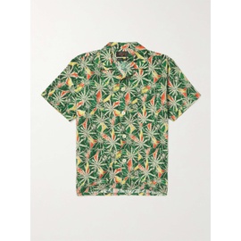 빔즈 플러스 BEAMS PLUS Camp-Collar Printed Cotton-Voile Shirt 1647597314416650