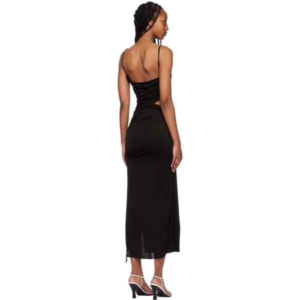  BEC + BRIDGE Black Ariel Asymmetrical Maxi Dress 231880F054006