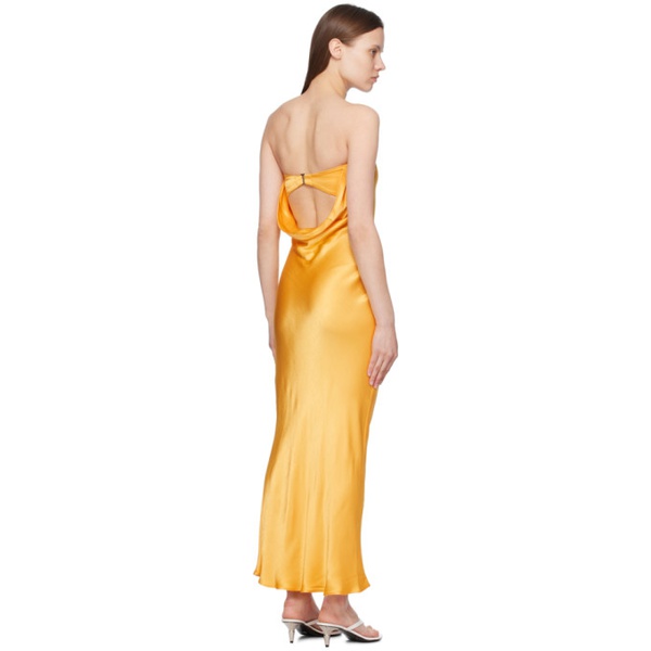  BEC + BRIDGE Orange Moon Dance Maxi Dress 241880F055003