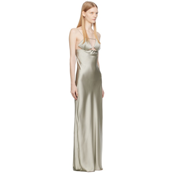  BEVZA Gray Mermaid Maxi Dress 232726F055005