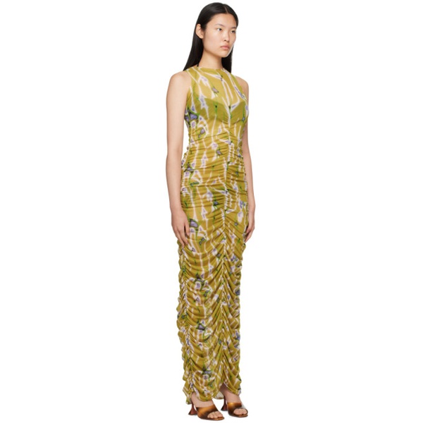  BINYA Green Lisa Maxi Dress 232557F055004