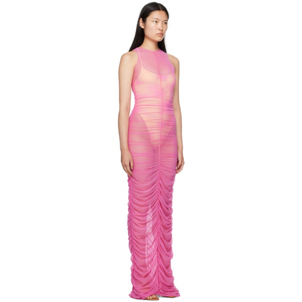  BINYA Pink Lisa Maxi Dress 232557F055003