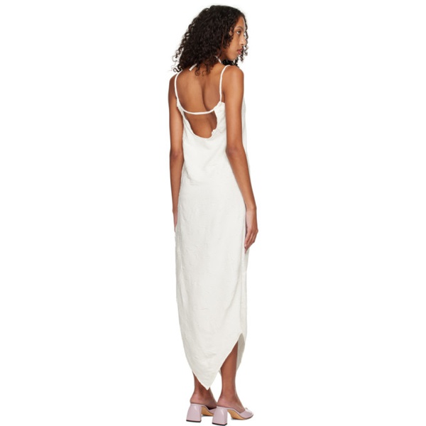  BINYA SSENSE Exclusive White Alba Midi Dress 222557F054004