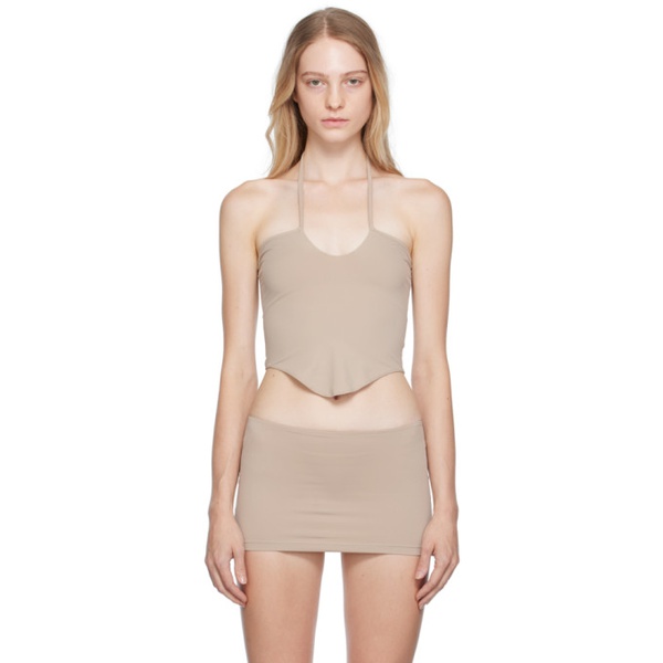  BINYA SSENSE Exclusive Taupe Camisole 232557F111004