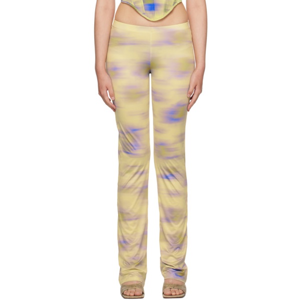  BINYA Yellow Mito Trousers 232557F087000