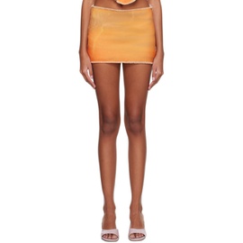 BINYA SSENSE Exclusive Orange Emilia Miniskirt 222557F090003