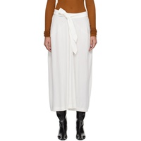 BITE White Strap Maxi Skirt 241734F093001