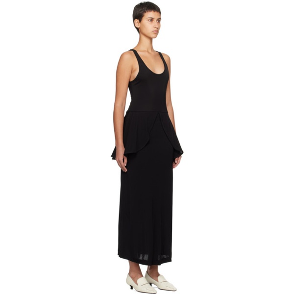  BITE Black Petal Maxi Dress 241734F055002