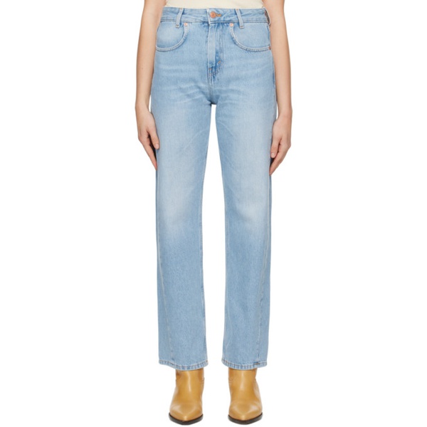  BITE Blue Curved Jeans 241734F069001