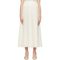 BITE 오프화이트 Off-White Parchment Midi Skirt 241734F092002