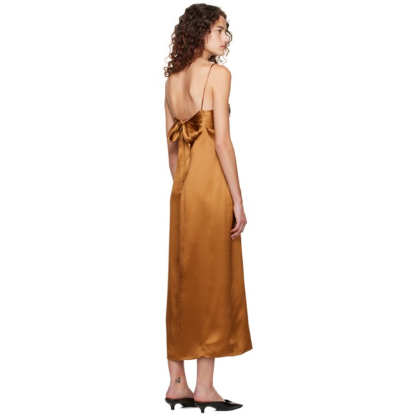  BITE Brown Moreau Midi Dress 232734F054001